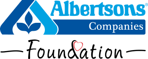 A blue and white logo with the words " alberta college foundation ".