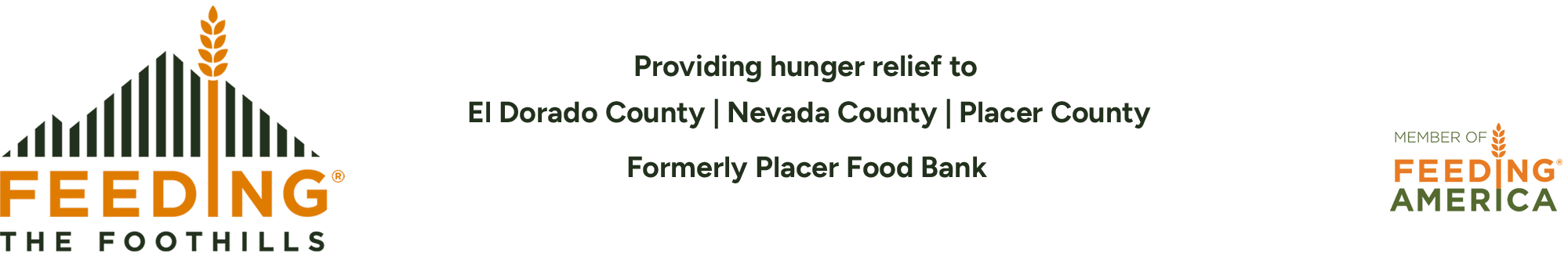 Providing Hunger Relief to El Dorado County, Nevada County, and Placer County